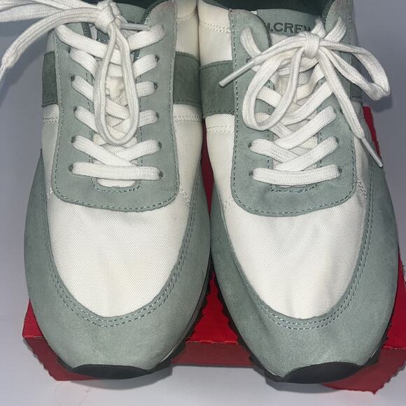J. Crew Light Mint Green Trainer Sneaker. - Picture 5 of 12